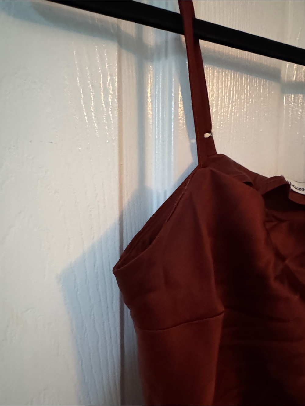 Abercrombie & Fitch Rust-Brown Spaghetti-Strap Cami - Picture 3 of 3